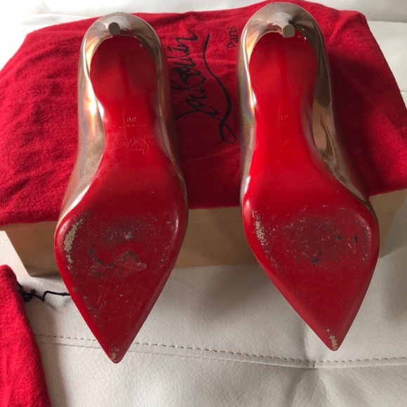 Chrome High Heel Louboutins - Picture 4 of 4
